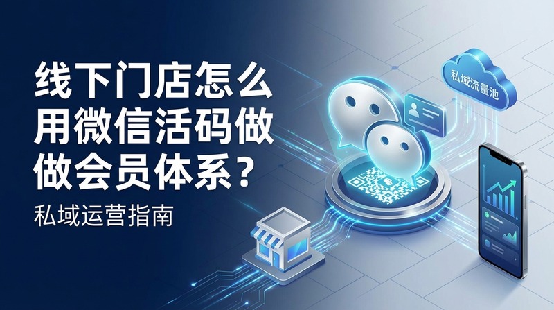 线下门店怎么用微信活码做会员体系？私域运营指南