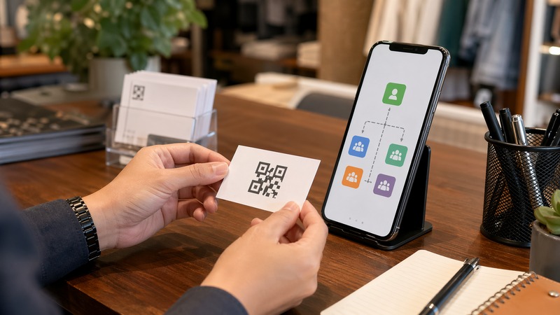 活码二维码怎么印在名片上？设计排版技巧分享