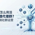 做微商怎么用活码管理代理群？多级分销社群运营