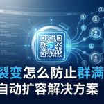 社群裂变怎么防止群满员？活码自动扩容解决方案