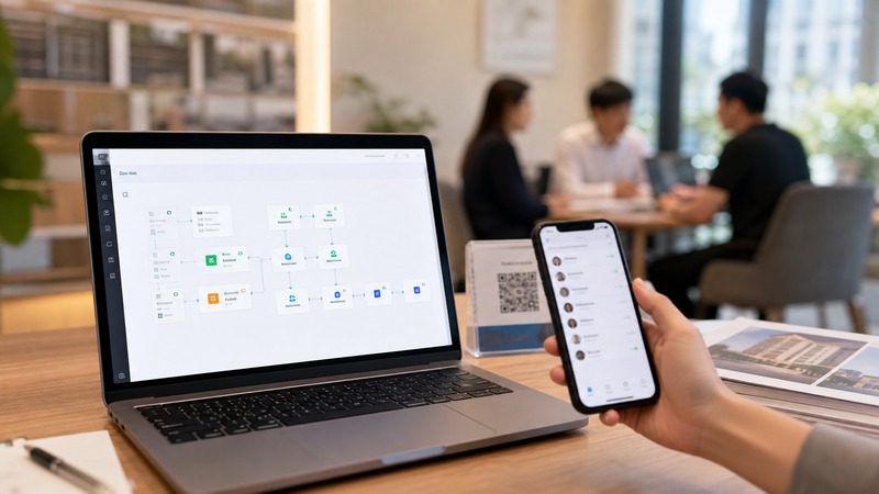 房产中介用AI管理购房客户:从咨询到成交的自动化